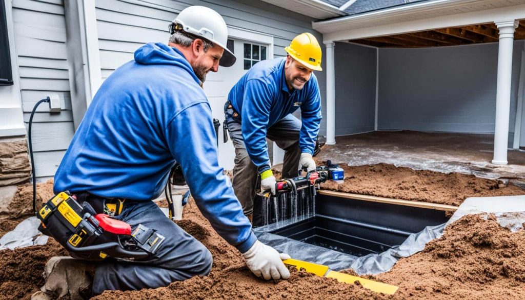 Basement waterproofing contractors Simpsonville