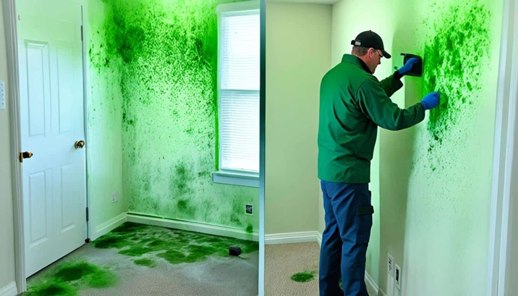 Professional mold inspection in Greer - Air Quality Test Wade Hampton SC 