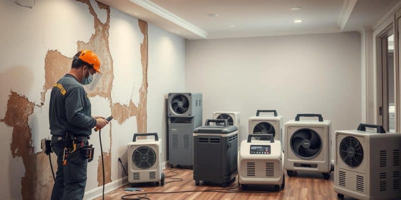 What are the steps in water damage restoration?