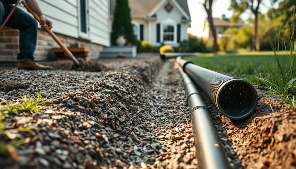 Can I install a French drain myself?