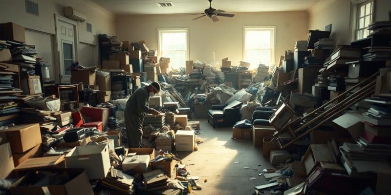 What is the process of hoarding cleanup?