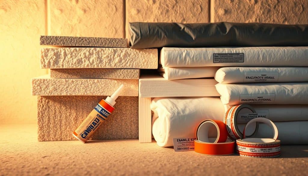 What materials are used in crawl space encapsulation?