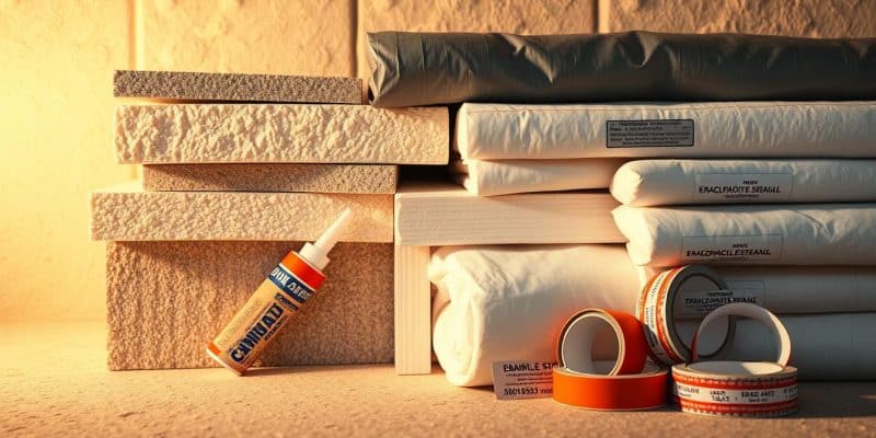 What materials are used in crawl space encapsulation?