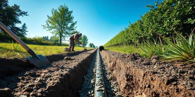 How long does French drain installation take?