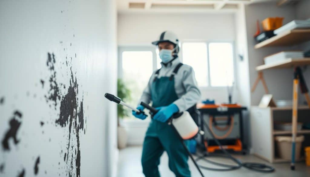 black mold removal - how to remove mold from drywall