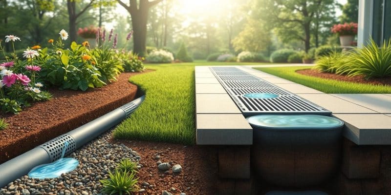 french drain vs channel drain