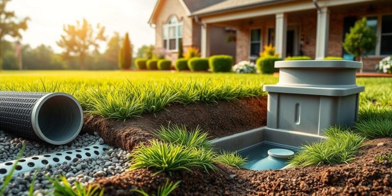 french drain and catch basin
